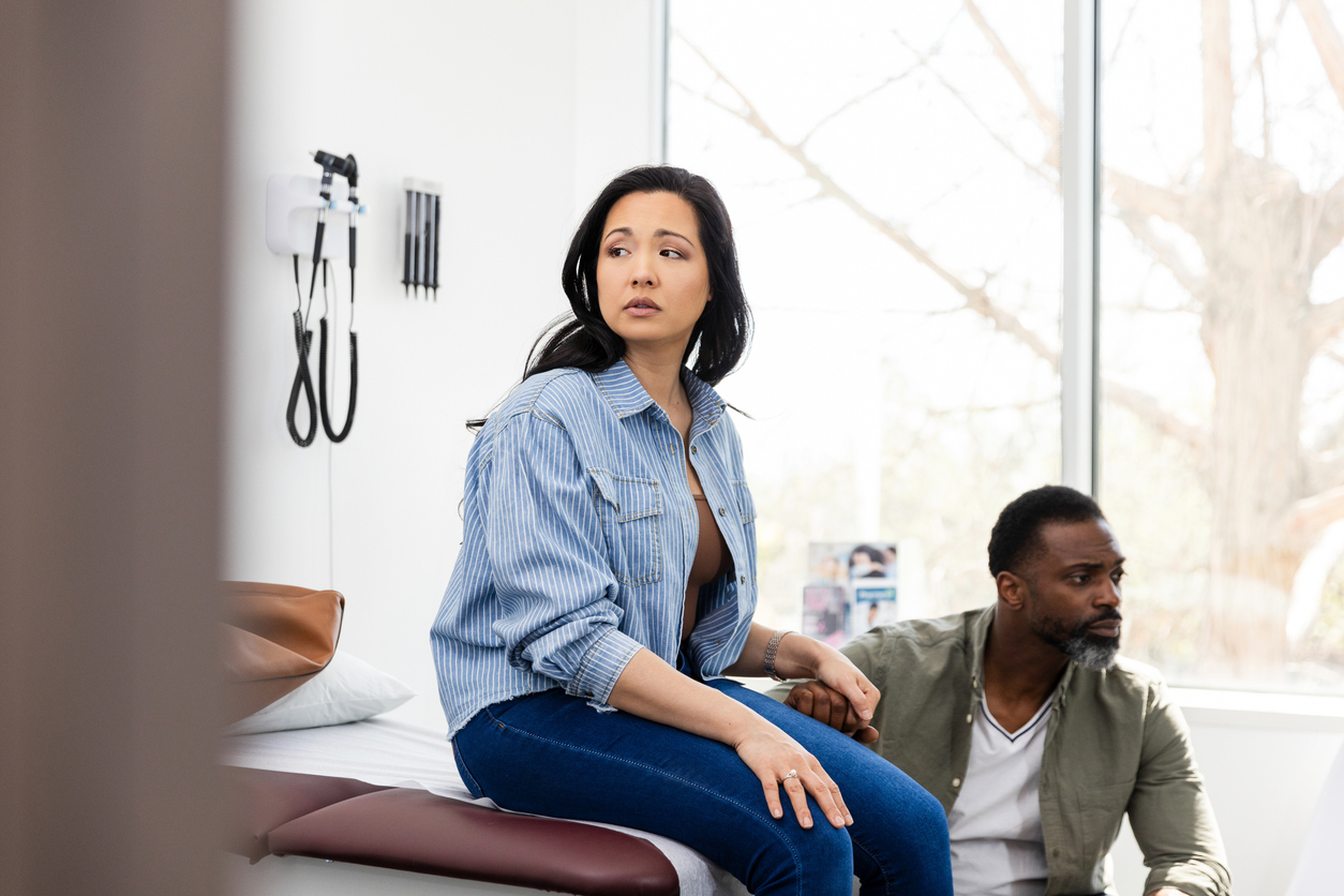 couple coping with a miscarriage.